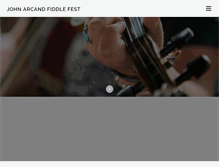 Tablet Screenshot of johnarcandfiddlefest.com